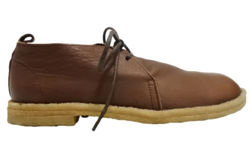 【かぼちゃの馬車 CA-210 ブラウン】くたっとやわらか本革靴紐シューズ